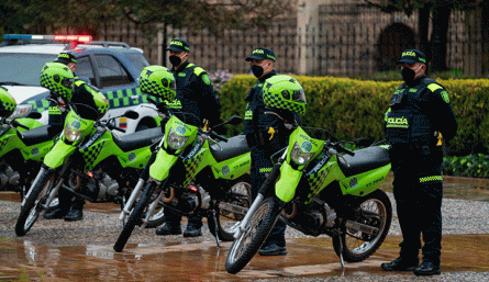 El código QR También lo tendrán patrullas y motocicletas de la Policía./ Foto Colprensa
