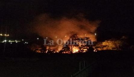 Se desató incendio forestal en El Malecón de Cúcuta./Foto: La Opinión