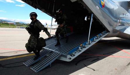 Desde ayer se inició el arribo de las tropas que vienen a reforzar la seguridad en el área metropolitana de Cúcuta./Foto Cortesía