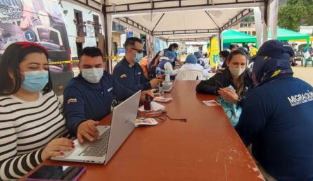 La actividad se desarrolló en el parque principal de Pamplona. Foto Cortesía/La Opinión.