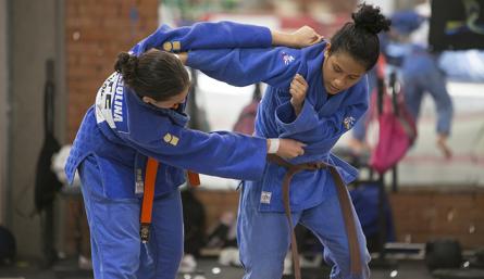Valentina Rubio y Laudy Remolina son figuras del judo nortesantandereano.