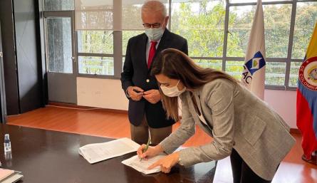 Firma de convenio entre el IGAC y la Alcaldía de Cúcuta