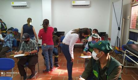 los recuperadores recibieron adiestramiento para aprovechar los residuos a los que se les pueda sacar provecho.