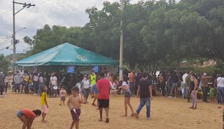 Alcaldía llegó con jornada de salud y bienestar a la comuna 10 de Cúcuta./Foto: Farelo - La Opinión