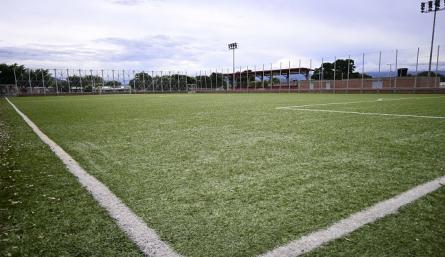 La cancha está en buenas condiciones. / Cortesía/ La Opinión 