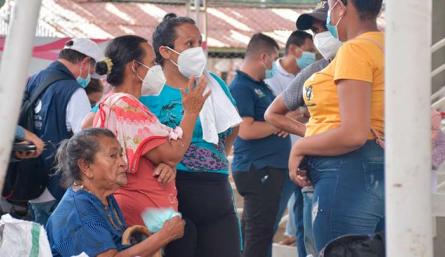 desplazados de banco de arena./Foto cortesía