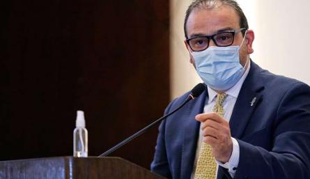 Gobernador Silvano Serrano, durante su intervención en la presentación de la RAP en Bogotá./Foto Colprensa