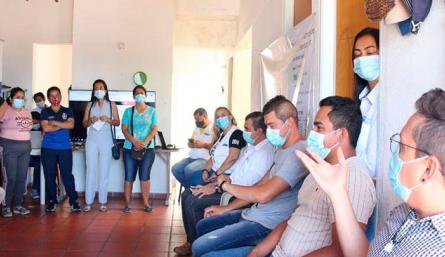 Los gramaloteros presentaron emprendimientos al Fondoadaptación./Foto cortesía