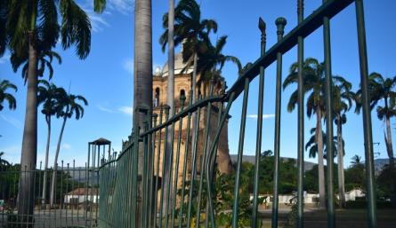 Estado actual de los exteriores del Parque Gran Colombiano