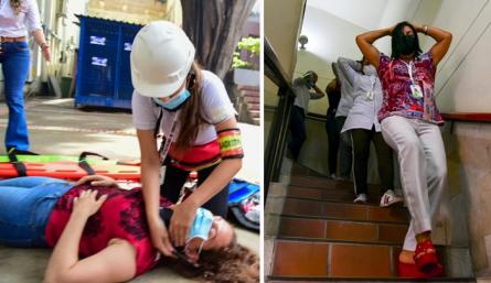 Fuerte sismo en Cúcuta: tema de simulacro municipal./Foto: cortesía