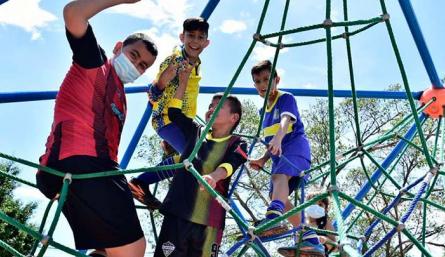 Parque Arco Iris en el barrio La Libertad fue inaugurado./Foto Cortesía