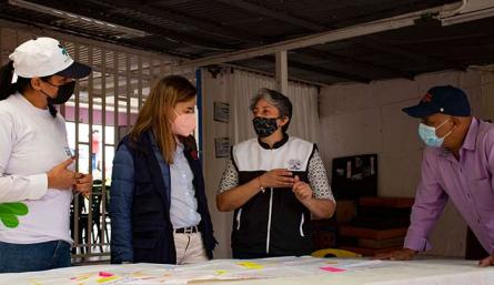 La alianza de dos entidades transforma la via a mujeres y niños en Pamplona./Foto cortesía