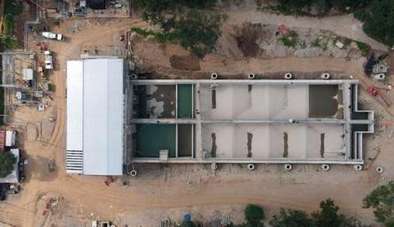 En un 82 por ciento avanzan las obras del acueducto metropolitano./Foto cortesía
