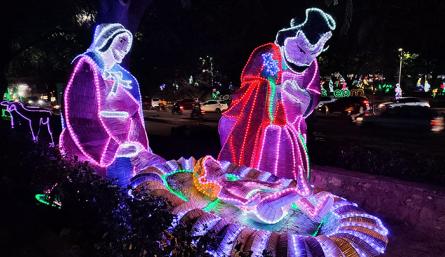 Alumbrado navideño.
