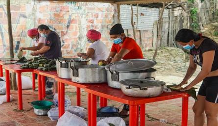 La comunidad del sector se mantiene unida gracias a estos procesos. / Foto: Cortesía / La Opinión 