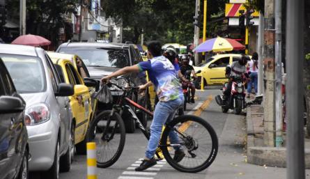 Problemas de la bici infraestructura en el centro