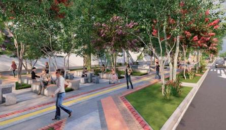 Diseño de la nueva Avenida Kennedy, en Atalaya./Foto cortesía