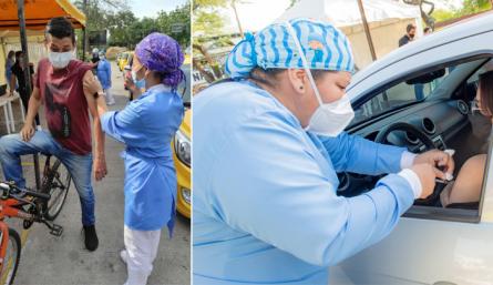 La campaña ‘Vacunación Móvil’ cuenta con un equipo de 25 personas.