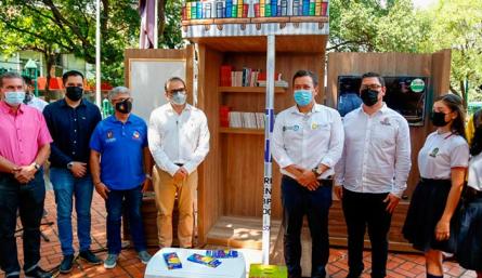 Gobernación entregó tres bibliotecas a tres municipios./Fotocortesía
