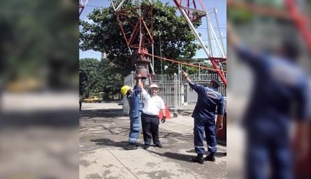 Desmonte de la sirena de Bomberos Cúcuta