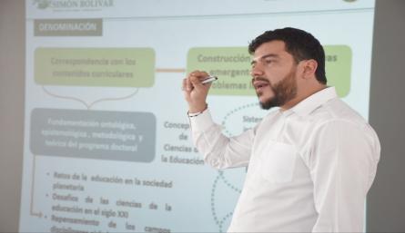 Juan Diego Hernández Albarracín, el profesor que impulsará la investigación en escuelas, colegios y universidades. / Foto: Cortesía