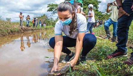 Humedal Los CÁmbuos en el corregimiento de PALMARITO./Foto cortesía