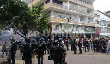 Enfrentamientos con el Esmad