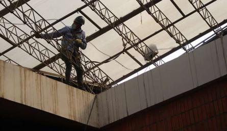 Centro de Víctimas recibe mantenimiento para mejorar la atención./Foto cortesía
