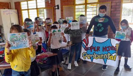 La alcaldía les enseña a los niños a separar la basura y a proteger el medio ambiente./Foto Cortesía