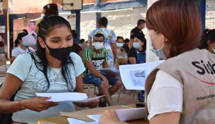 Jornada Sisbén IV para personas con discapacidad en Atalaya./Foto: cortesía
