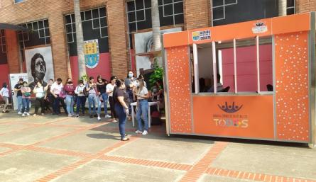 Ya está funcionando el módulo de información Sena./Foto: Cortesía