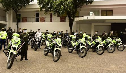 Nuevas motocicletas para la Fuerza Pública en Cúcuta
