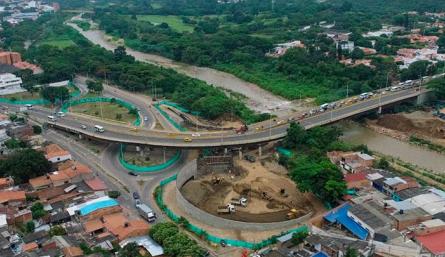 Conectantes del puente Benito Hernández ya avanzan en el 50%./Foto cortesía