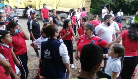 La Defensoría del Pueblo llegó para escuchar la problemática