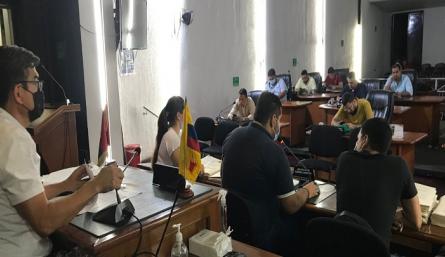 Alcalde Jairo Yáñez presentó proyectos de acuerdo para la reincorporación de presupuesto no comprometido. (Foto:Cortesía) 