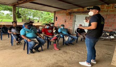 Secretaría de Posconflicto de Cúcuta y Cuultura de Paz dictará capacitaciones en zona rural de Cúcuta. 