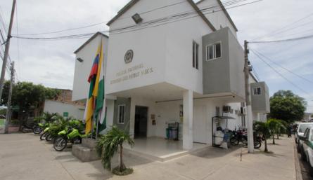 Estación de Policía en Los Patios. 