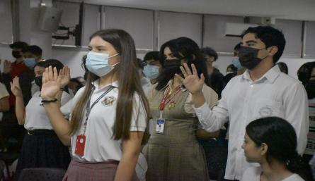 Juramentaron 80 contralores estudiantiles en Cúcuta.