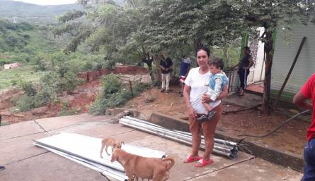 Van 22 familias damnificadas  en La Ermita
