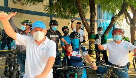 Trabajadores de Aguas Kpital participan cada mes en la estrategia de responsabilidad social./Foto Cortesía