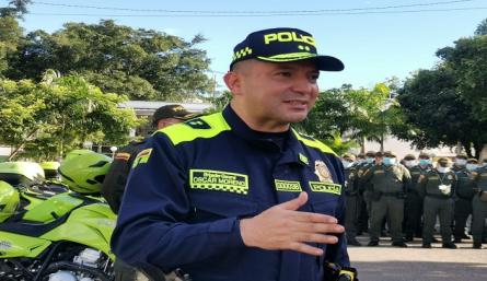 Brigadier general Oscar Moreno, comandante de la policía./Orlando Carvajal