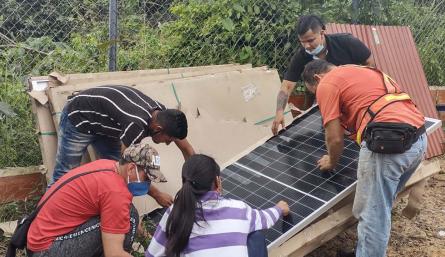 Fesc realizó el cierre del proyecto de paneles solares en Sardinata