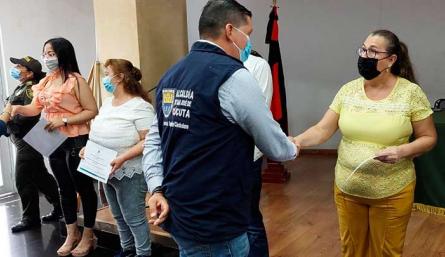 La alcaldía capacitó a los líderes de cúcuta en la prevención del delito./Foto cortesía