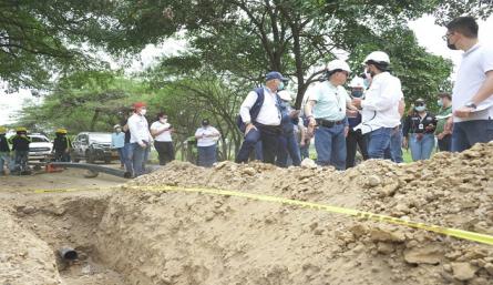 65% del acueducto  ya fue instalado en los hogares de San Pedro