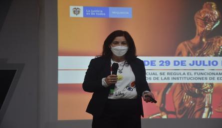 Luz Mercy Rivera, abogada del Ministerio de Justicia y del Derecho, especialista en la Ley 2113 de 2021./ Foto: Cortesía / La Opinión  