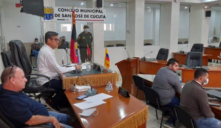 Oliverio Castellanos, presidente del Concejo de Cúcuta/foto Orlando Carvajal