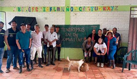 Salón Comunal de la vereda el Veinticinco/Foto cortesía