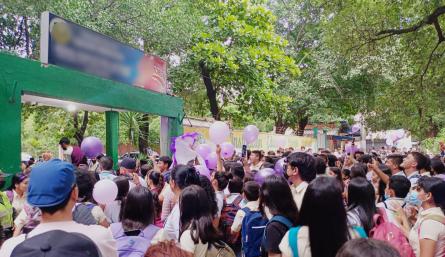 Estudiantes protestan 