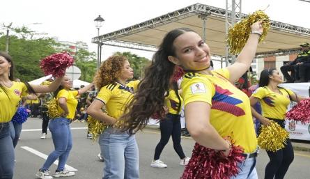 Volvió con júbilo el  desfile del 20 de julio