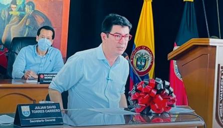 Miguel Peñaranda, en el Concejo